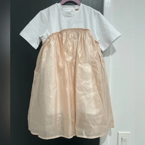 Caroline Bosmans Girls Dress Size 8 NWT Tulle Overlay Avant Garde - Picture 2 of 5